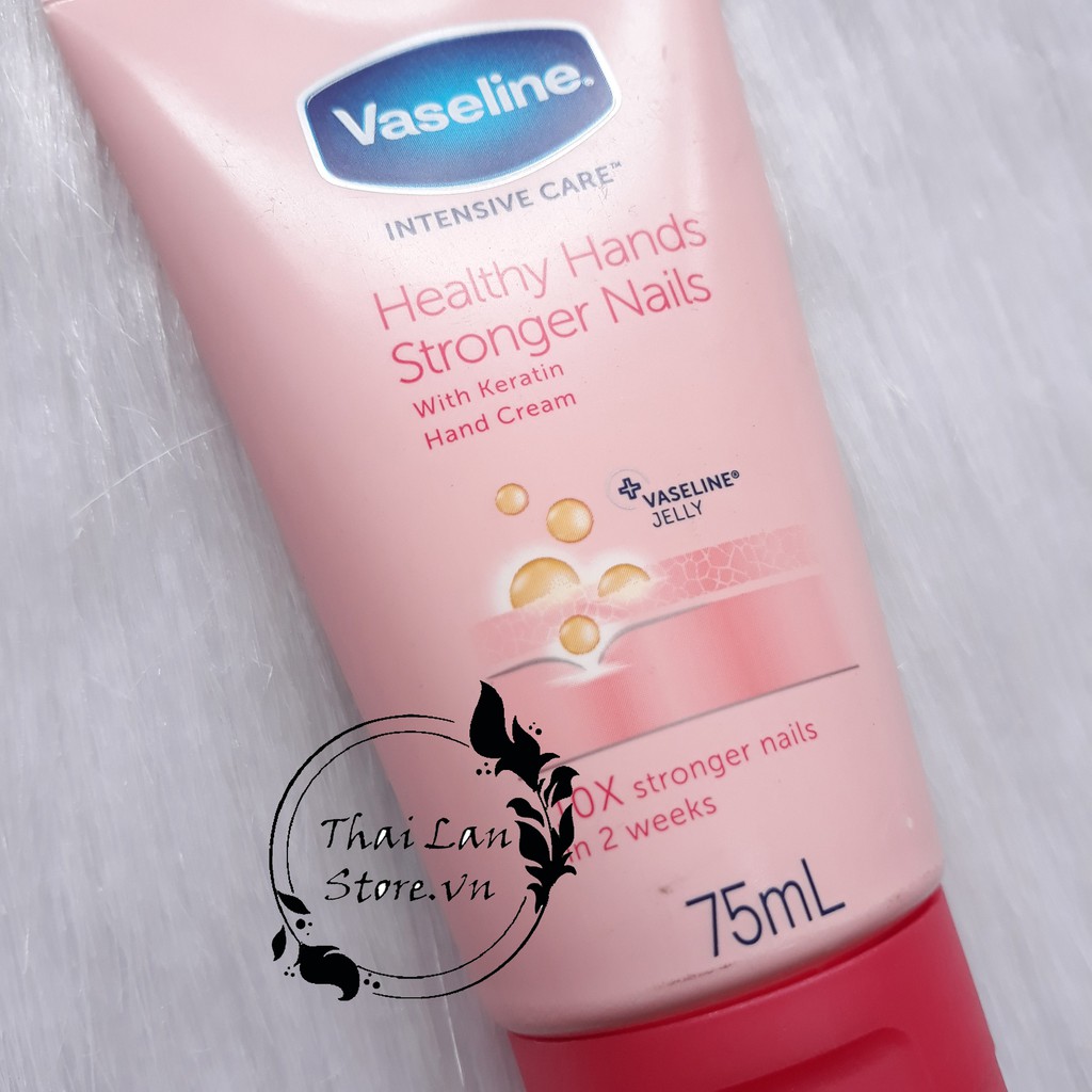 Kem Dưỡng Da Tay Vaseline Intensive Care Healthy Hands And Stronger Nails 75ml Thái Lan | BigBuy360 - bigbuy360.vn