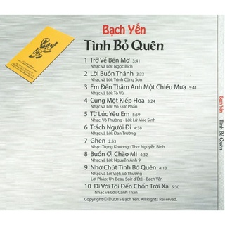đĩa cd nhạc bạch yến