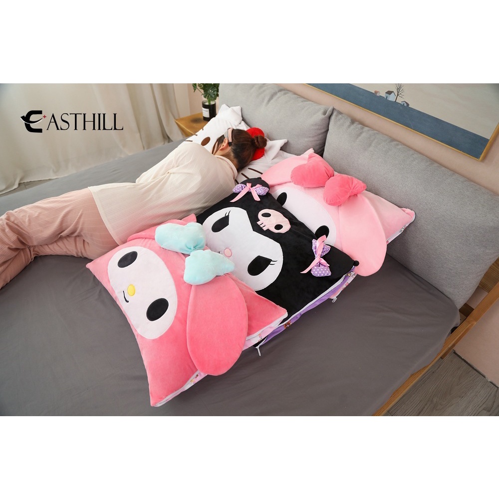 Vỏ Gối Nhồi Bông Hình Nhân Vật Kuromi Cinnamoroll Dễ Thương 50X70CM