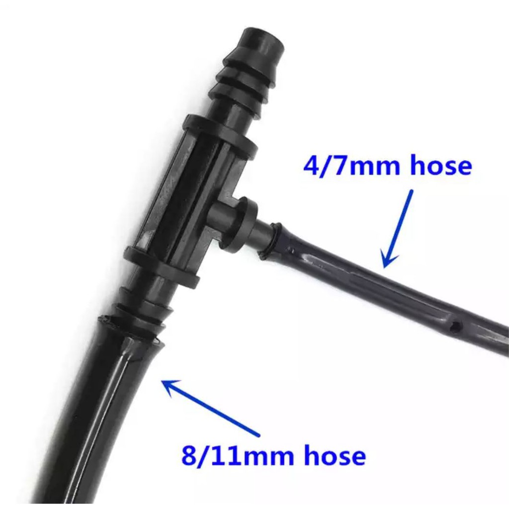 Tê thu - 10 tê thu ống 12mm tưới nhỏ giọt