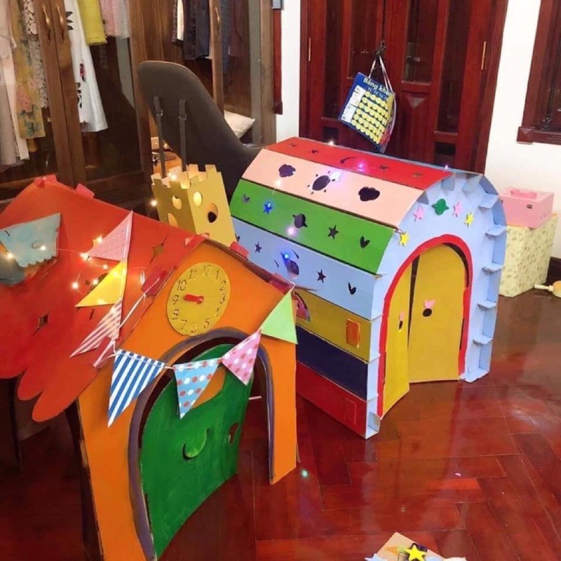 NHÀ BÌA CARTON CHO BÉ