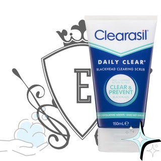Clearasil - Sữa rửa mặt hàng ngày có hạt ngăn ngừa mụn đầu đen 150mL