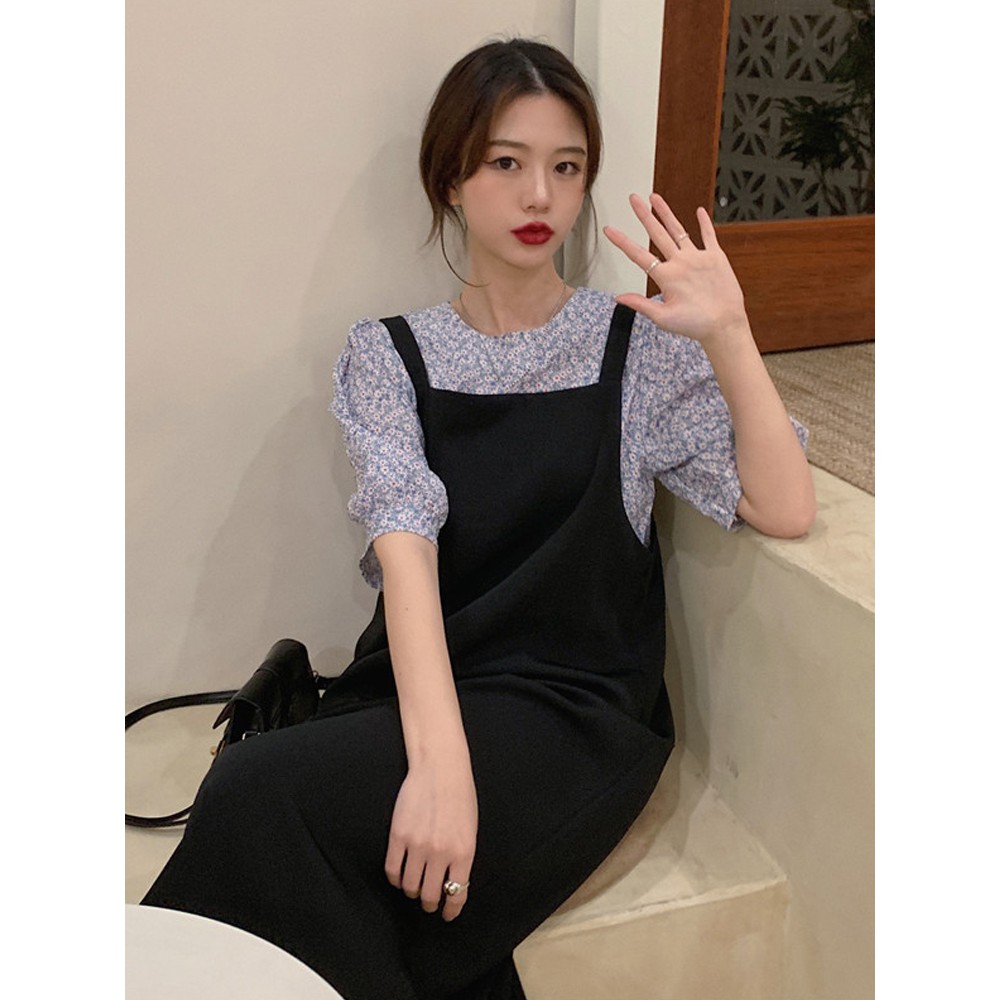 Set yếm ulzzang kèm áo