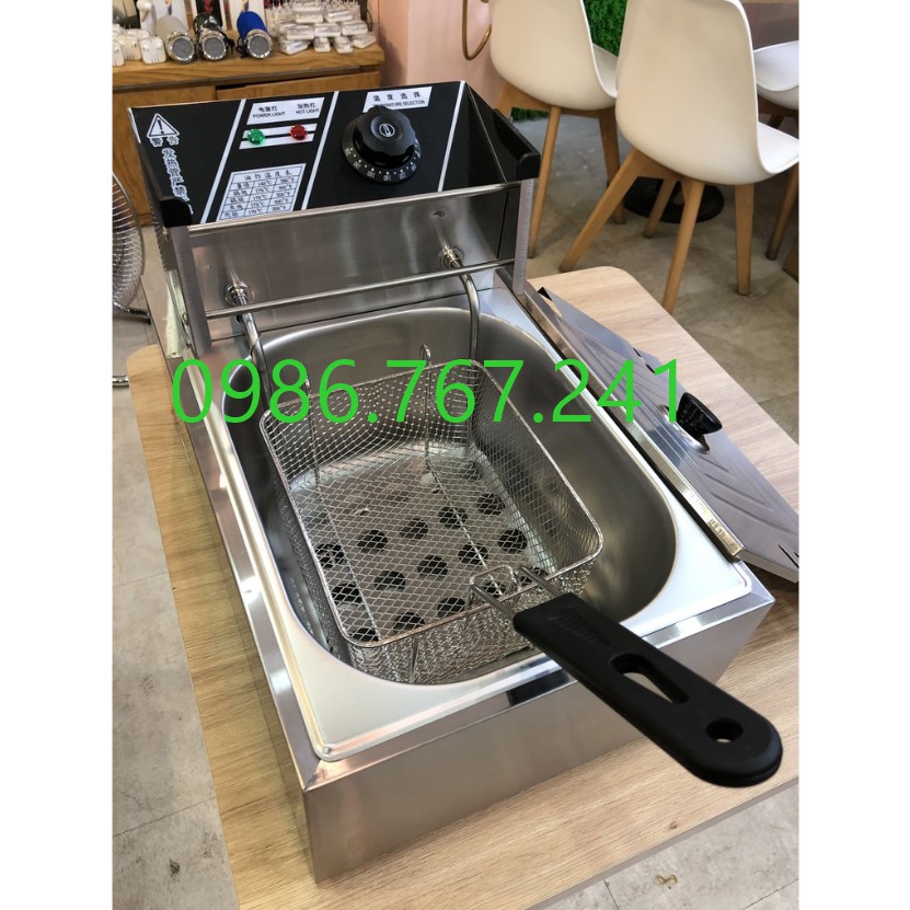 Bếp chiên nhúng dầu chạy điện đơn, dung tích 5 lít cao cấp