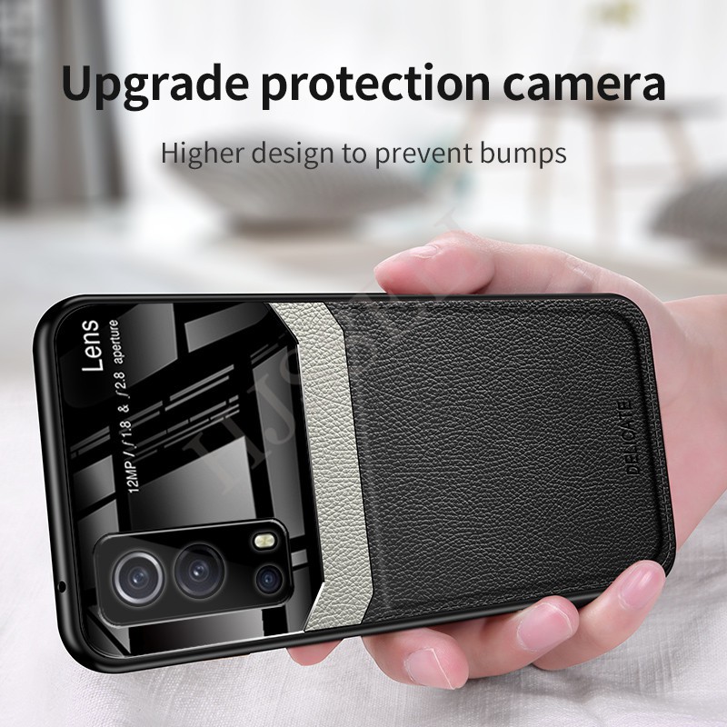 Ốp điện VIVO Y72 5G thoại Chống Sốc Cao Cấp Cho VIVO V20 Y12s Y20 2021 Y30i chất liệu da PU cường lực ốp lưng