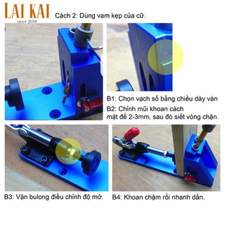 Cữ khoan chéo cao cấp có vam kẹp