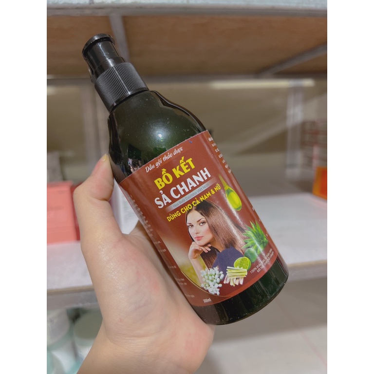 Dầu gội bồ kết chanh xả hoa bưởi