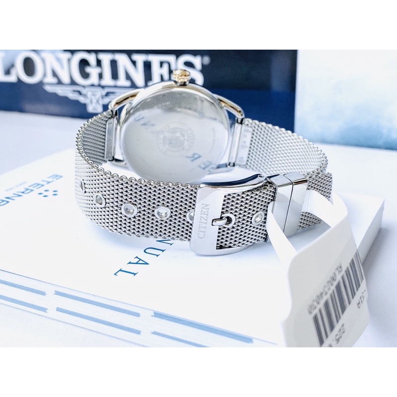 Đồng hồ nữ dây thép Citizen Eco Drive FE6081 51A