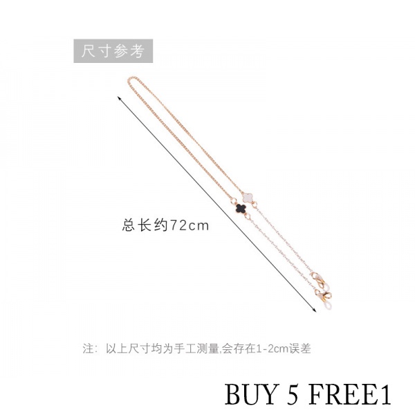 Dây Xích Kim Loại 72cm Hít Nam Châm Xỏ Hạt Mặt Nạ