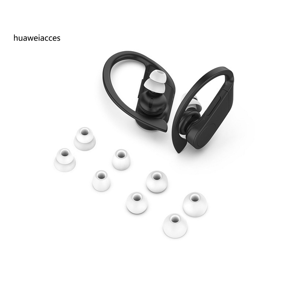 Set 8 Nút Tai Nghe Nhét Tai Bluetooth Nhét Tai Mini Bằng Silicon Mềm Cho Powerbeats Pro / 3