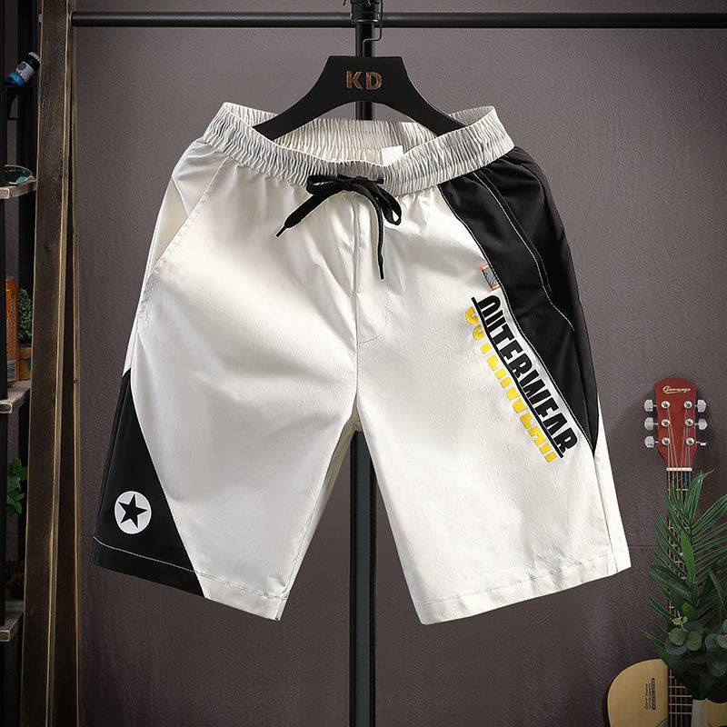 Quần Short jean nam In Chữ Qu N rin nam Cá Tính#Quần Short Thể Thao Ống Rộng size 39% s Thời Trang Mùa Hè Cho Nam Và Nữ#39; Quần Joker
