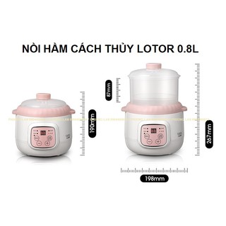 Nồi nấu cháo đa năng Lotor 0.8l (có sẵn)