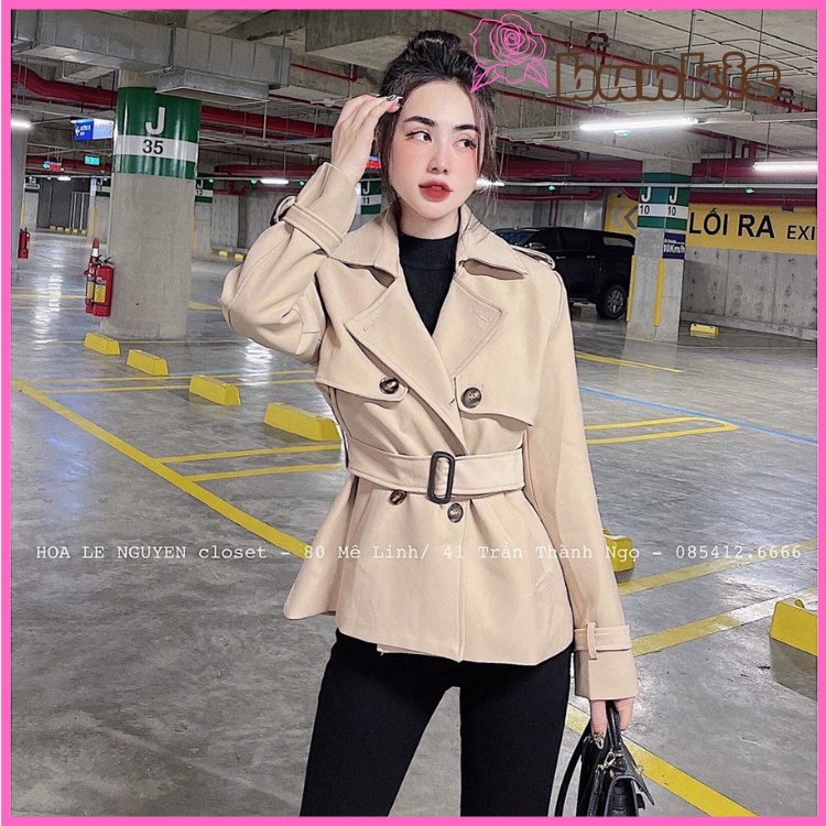 Áo Dạ Ép Hàng Quảng Châu Kèm Đai, Chất Dạ Ép Lông Dày Đẹp | BigBuy360 - bigbuy360.vn