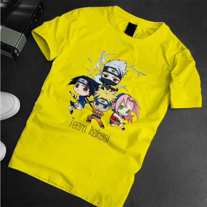 Áo thun Cotton Unisex Naruto team 7