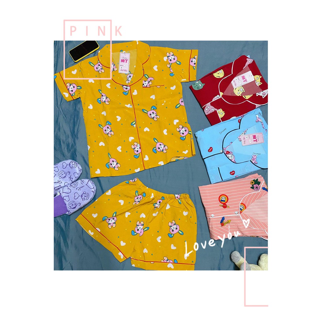 ⛔️[SALE SIÊU HOT] ⛔️ Bộ ngủ pijama chất vải lụa satin cao cấp ( tay cộc, quần cộc ). Hàng VNXK