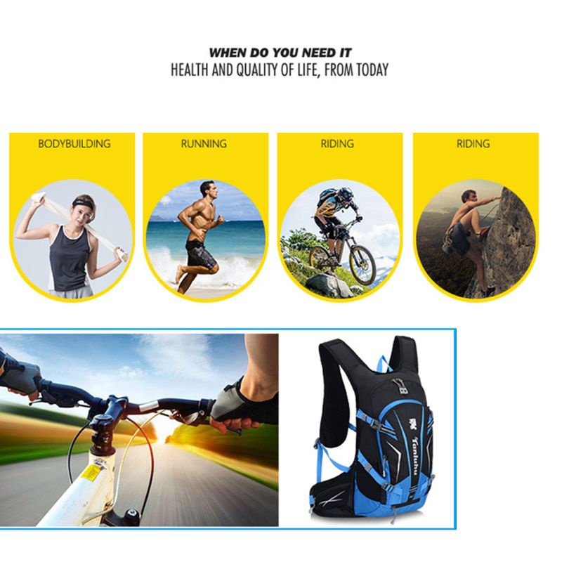 Ba Lô Đạp Xe Thể Thao Có Giá Đỡ Mũ Bảo Hiểm 25L