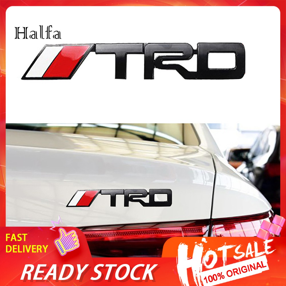 Logo Trd 3d Dán Xe Hơi Toyota