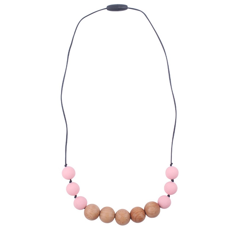 Haha Đồ Chơi Vòng Cổ Hạt Silicone Giảm Đau Cho Bé Mọc Răng