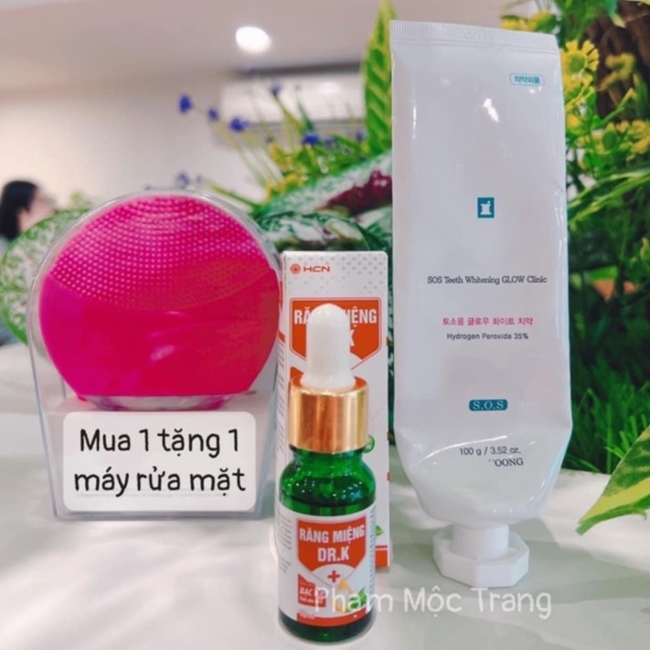 Kem Làm Trắng Răng Ố Vàng Sos Teeth Whitening Glow Clinic