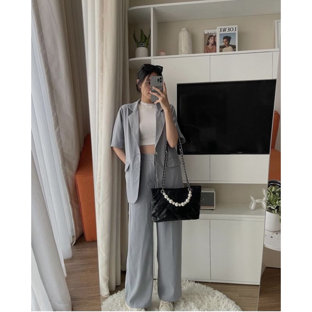 🍀SET 3 MÓN: VEST + ÁO 3 LỖ + QUẦN SUÔNG