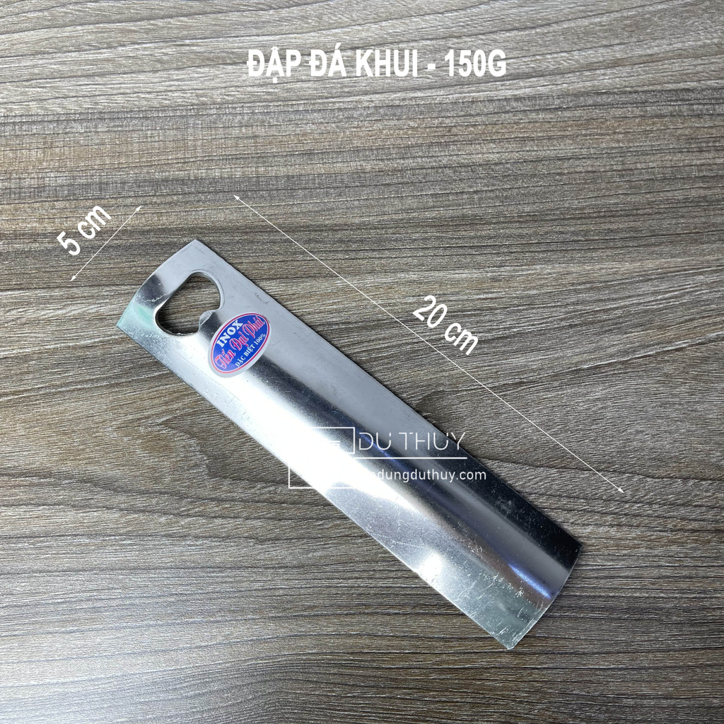 Dụng cụ đập nước đá inox sáng bóng kèm khui nắp chai (2 trong 1) cao cấp thương hiệu Tiến Đại phát tiện dụng dễ dùng