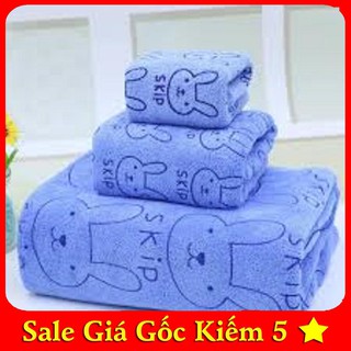 Bộ khăn tắm kiba thái 3 món
