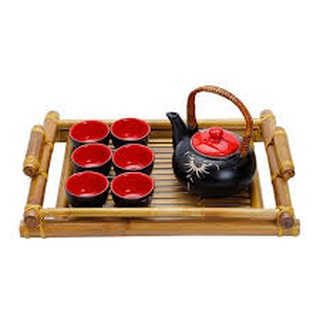 Khay tre, khay trà tự nhiên .