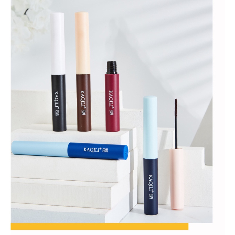 [Hàng mới về] Mascara màu sắc phong cách không thấm nước chống nhòe uốn cong làm dày lông mi