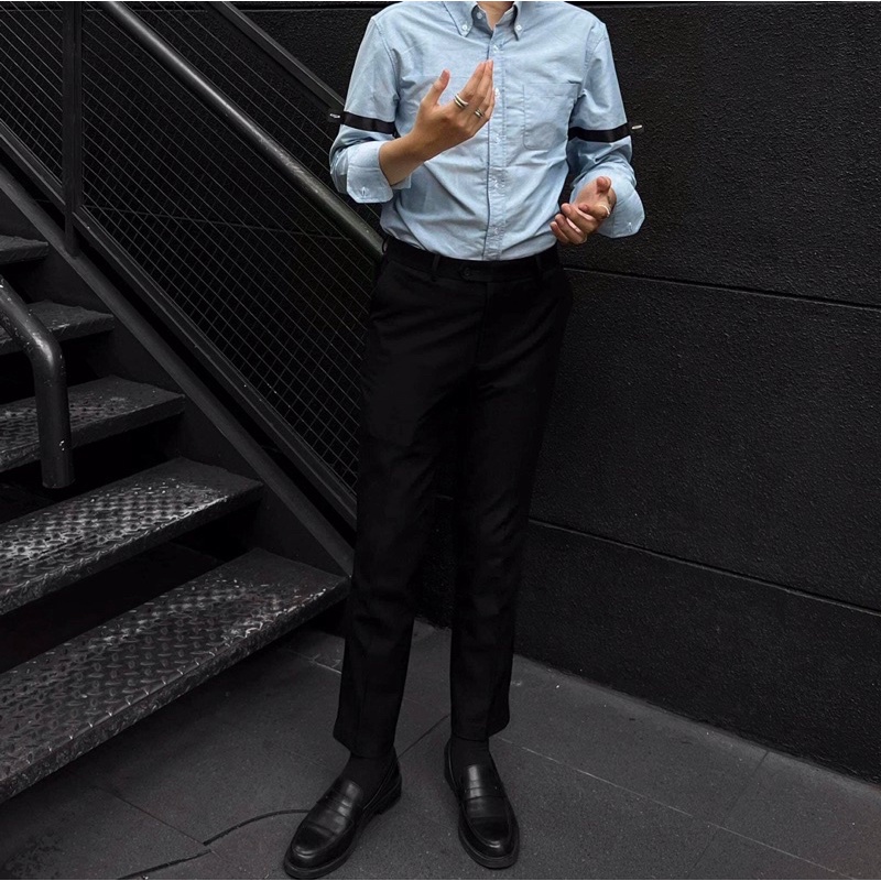 Sơ mi thương hiệu PHNT, cao cấp, vải oxford nhập khẩu