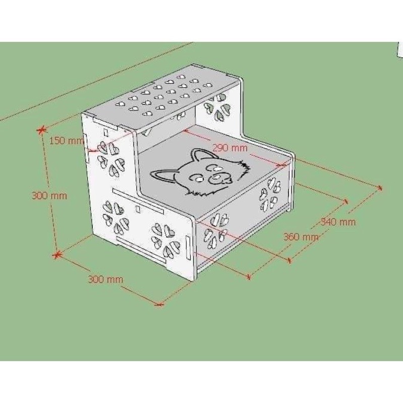 Kệ Để Máy Hơ Gel, Kệ Máy Hơ Gel Gác Chân Làm Nail