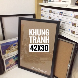 Khung tranh ghép hình 42x30 cm dành riêng cho tranh ghép puzzle quà tặng xếp hình 1000 mảnh chính hãng Toy Town