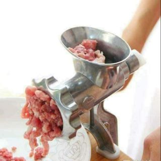 Máy xay thịt inox quay tay
