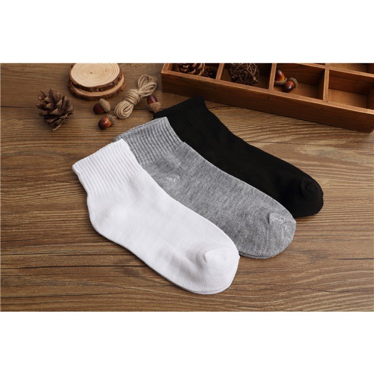 COMBO 2 đôi tất trơn nam nữ giá rẻ  KING SPORT Tất trơn nam nữ xuất nhật chất cotton thoáng khí khử mùi