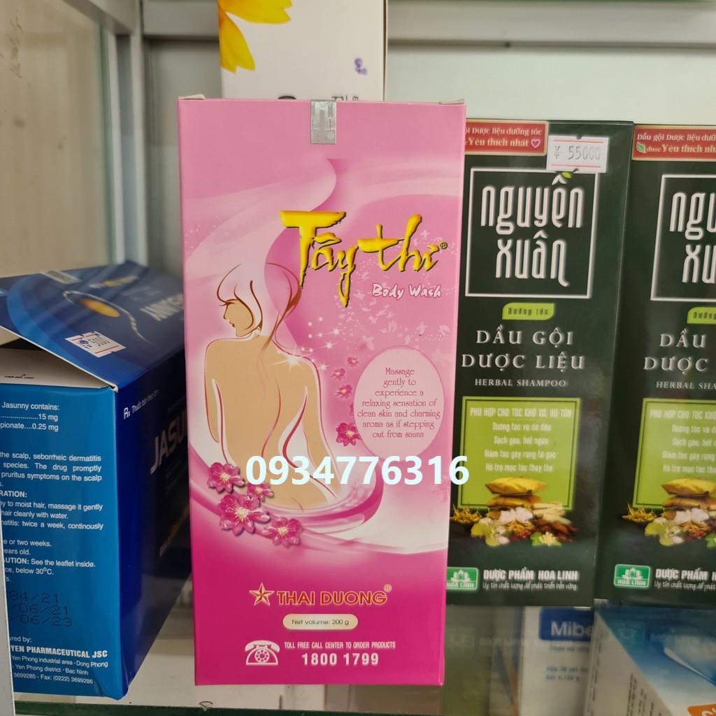 Sữa tắm làm trắng da Tây thi 200g