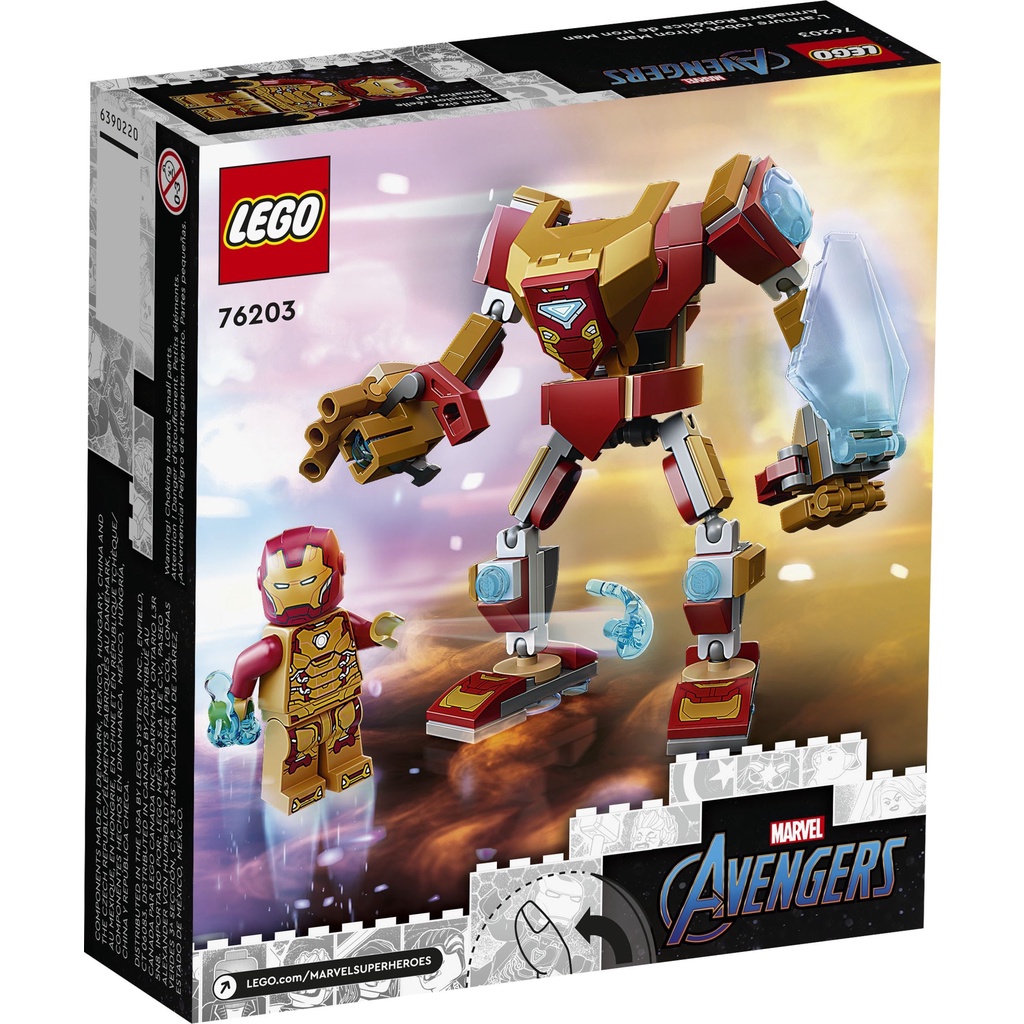 LEGO 76203 Marvel Super Heroes - Chiến giáp Người Sắt 2022