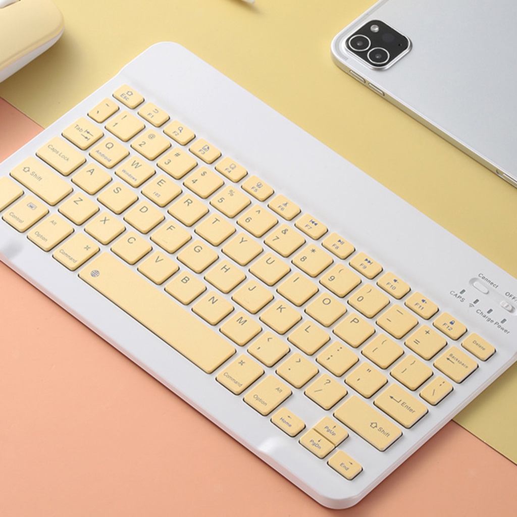 Bàn Phím Bluetooth Siêu Mỏng 10 Inch + Chuột 1600 DPI Cho tablet táo Android(có bán lẻ)