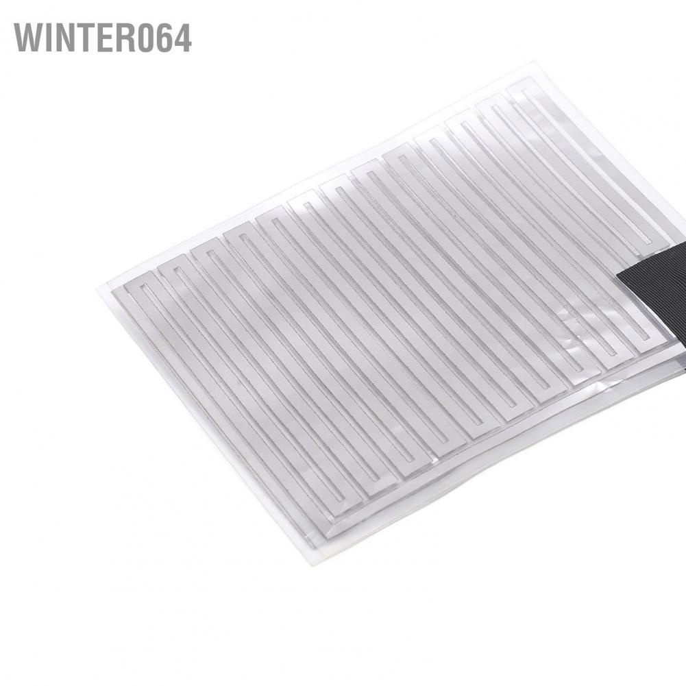 Winter064 12V Universal Motorcycle Heated Grip Pads 2‑Gear Black Handlebar Hand Warmers for Motorbikes