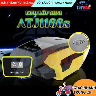 Máy bơm lốp ô tô đa năng 12V màn hình LED digital ATJ-1166S