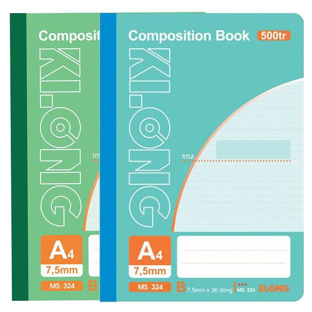 Sổ may dán gáy A4 - 500 trang; Ms 324