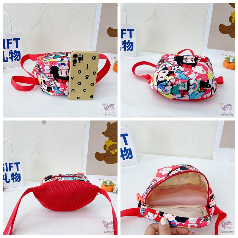 Túi Đeo Chéo Họa Tiết Hoạt Hình Phong Cách Hàn Quốc Cho Bé