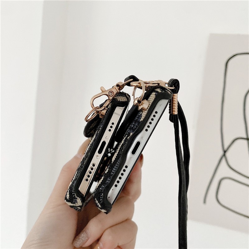 Bao Da Điện Thoại Có Dây Đeo Cho iphone 13 pro max 11 12 pro max 14 pro max 15 pro max x xr xs max 8plus 15 plus