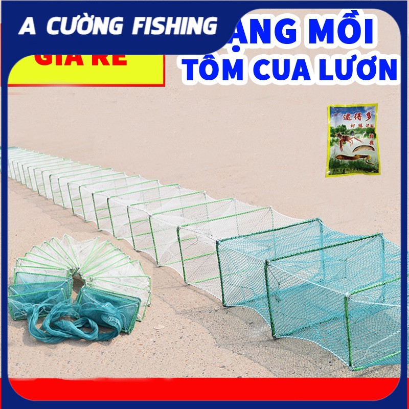 Lồng bát quái 29 khung dài 7m5 A Cường + TẶNG Mồi Tôm,cua,lươn