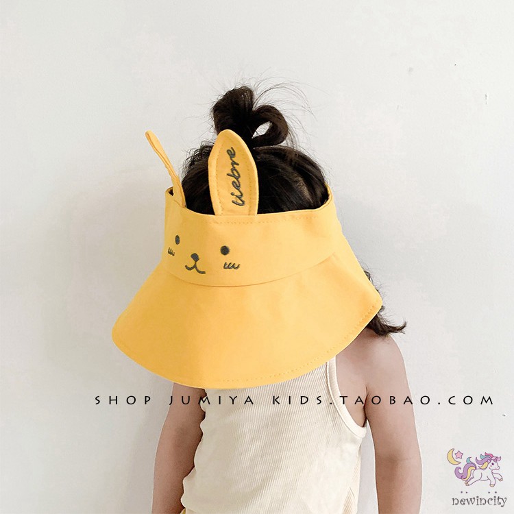 Mũ Tai Thỏ Chống Nắng Phong Cách Hàn Quốc Cho Bé