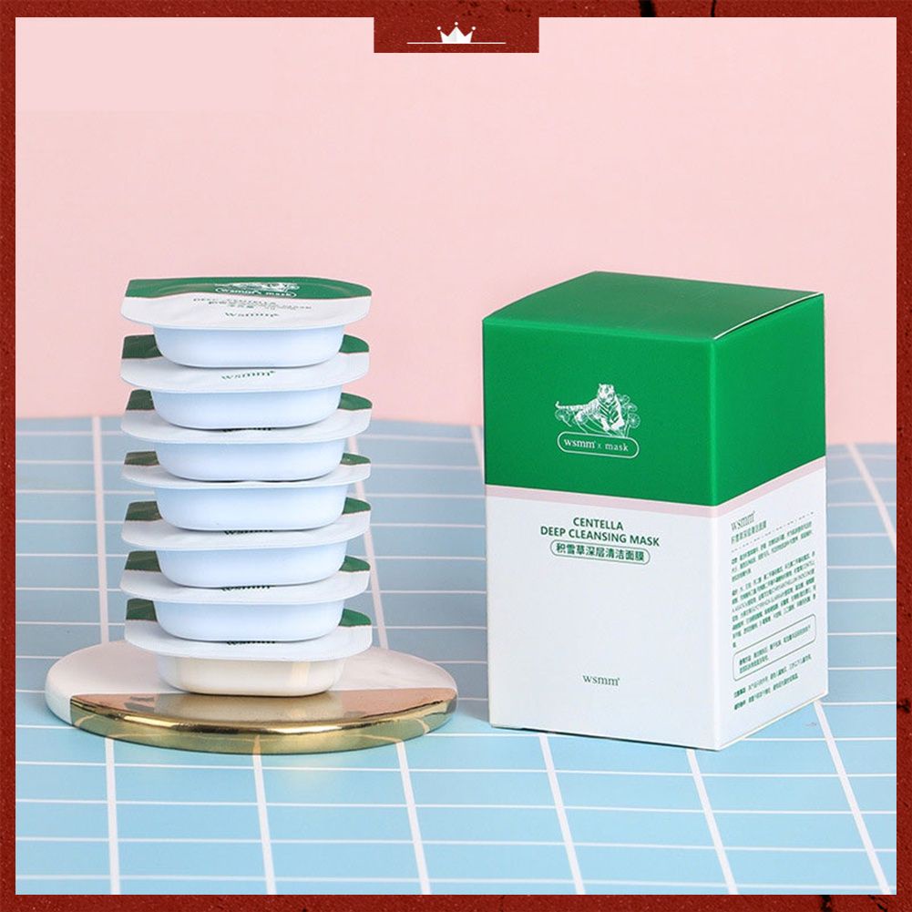 Bộ 7 mặt nạ bùn Centella Asiatic dưỡng ẩm làm sạch sâu kiềm dầu 5g*7 món | BigBuy360 - bigbuy360.vn