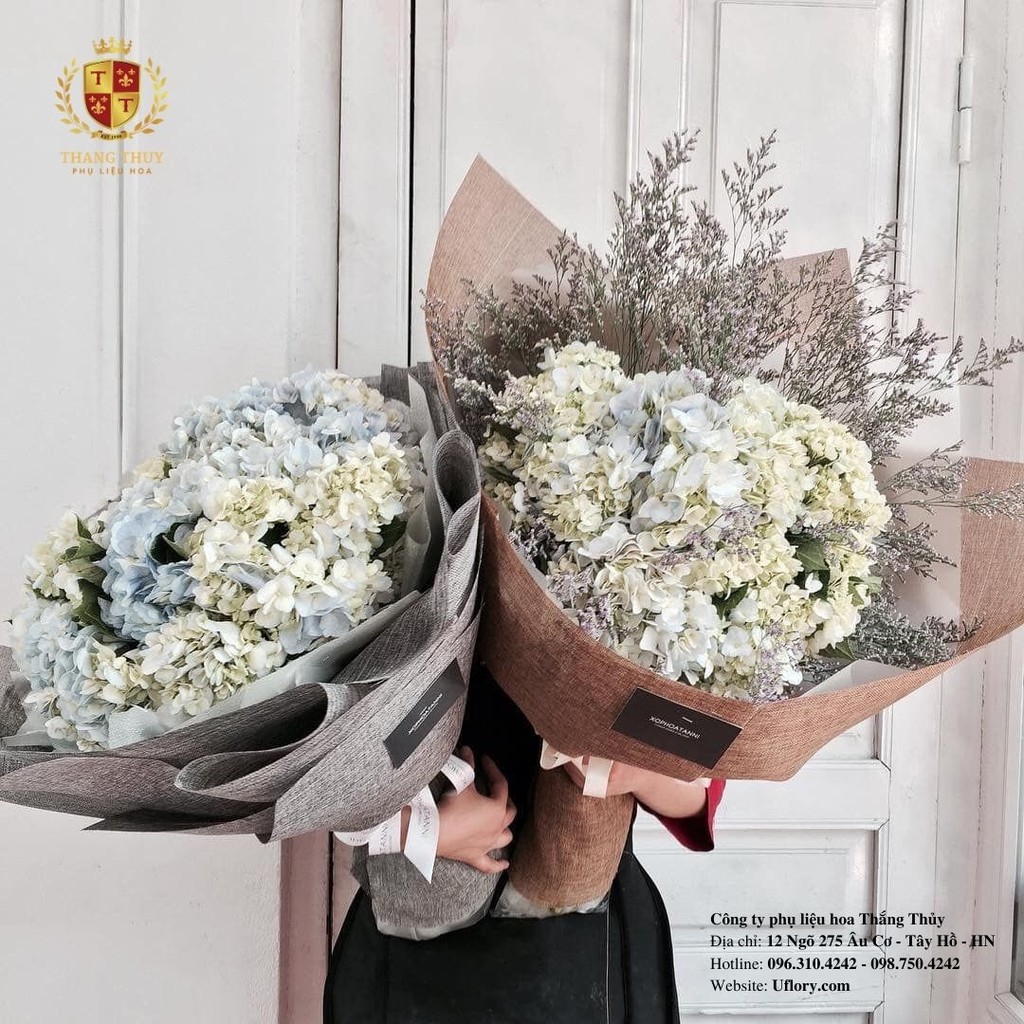 Giấy Gói Hoa Lưới Thô Đũi Cuộn 50cm x 5m