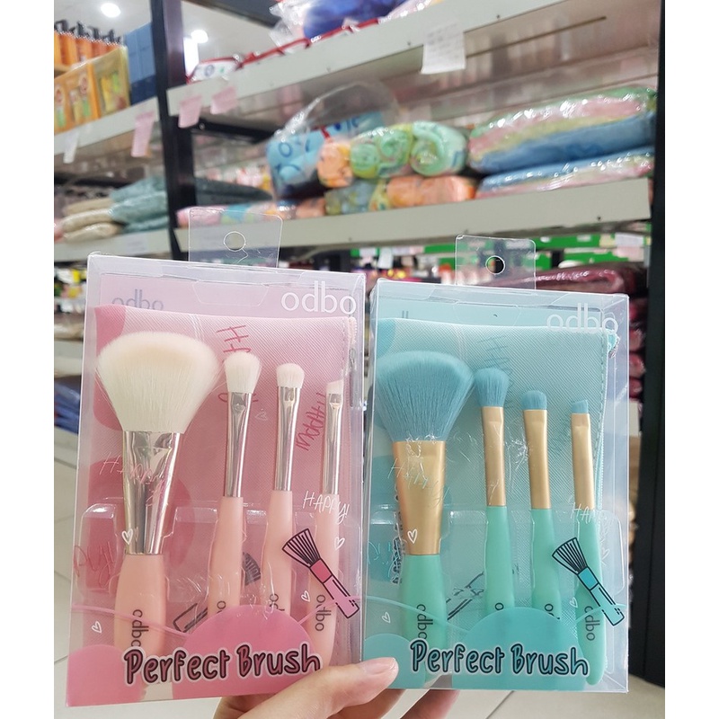 BỘ CỌ 4 CÂY ODBO PEFECT BLUSH OD844 CHÍNH HÃNG (TẶNG KÈM TÚI ĐỰNG) - 8432