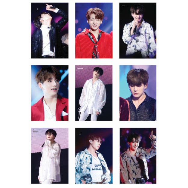 Lomo card 54 ảnh BTS - JUNGKOOK Tháng 4 - 2019