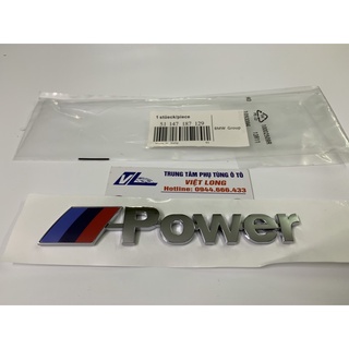 Chữ power xe bmw e60 e90 f30...