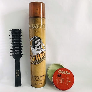 Combo GôM XỊT TÓC  SUAVECITO + Sáp Vuốt Tóc Osis Thrill 3 Dẹp Xám