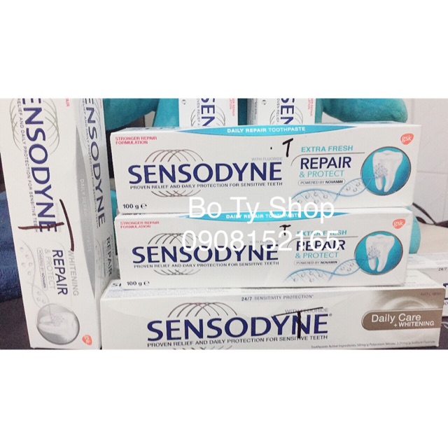 ❤️KĐR Sensodyne Sensitive Repair & Protect Extra Fresh Fluoride